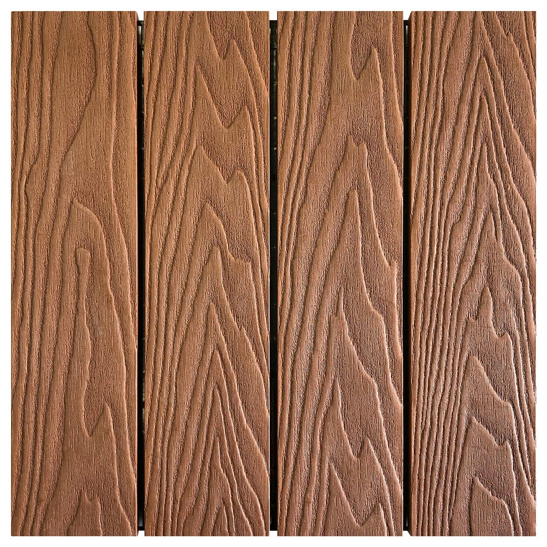 Composite deck tile, teck, 12-in. X 12-in.