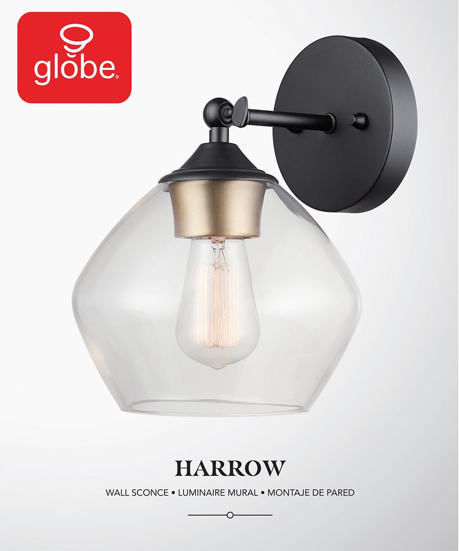 1 light wall sconce