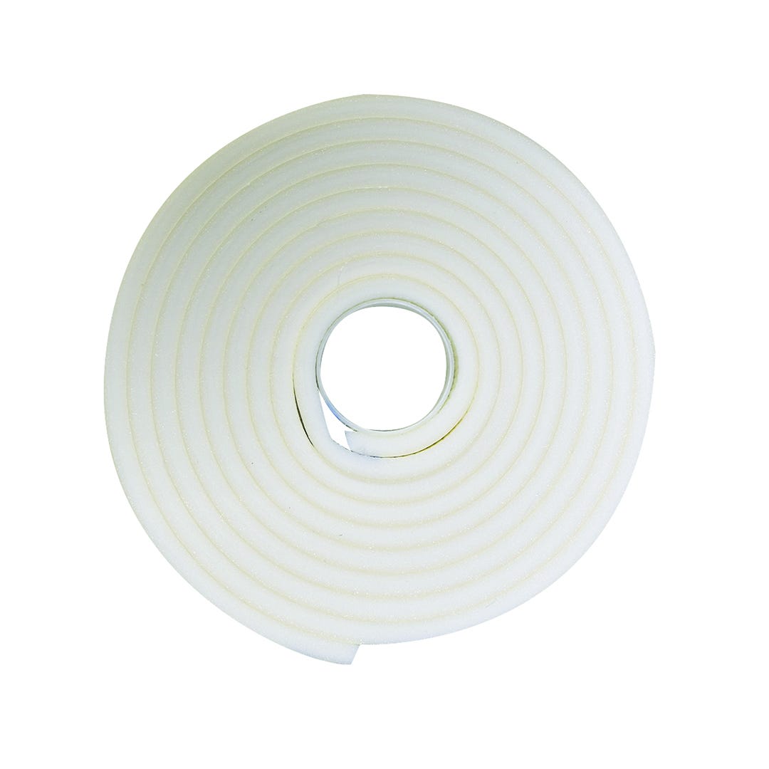 10 ft Moisture Proof White Insulating Foam Tape (1/4 X 3/8 inch)
