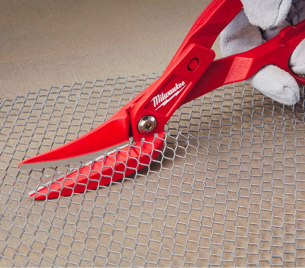 MILWAUKEE 10 in. Offset Metal Scissors