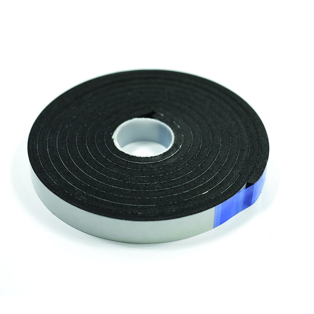 12 ft Moisture Proof Black Insulating Foam Tape (1/4 X 3/4 inch)