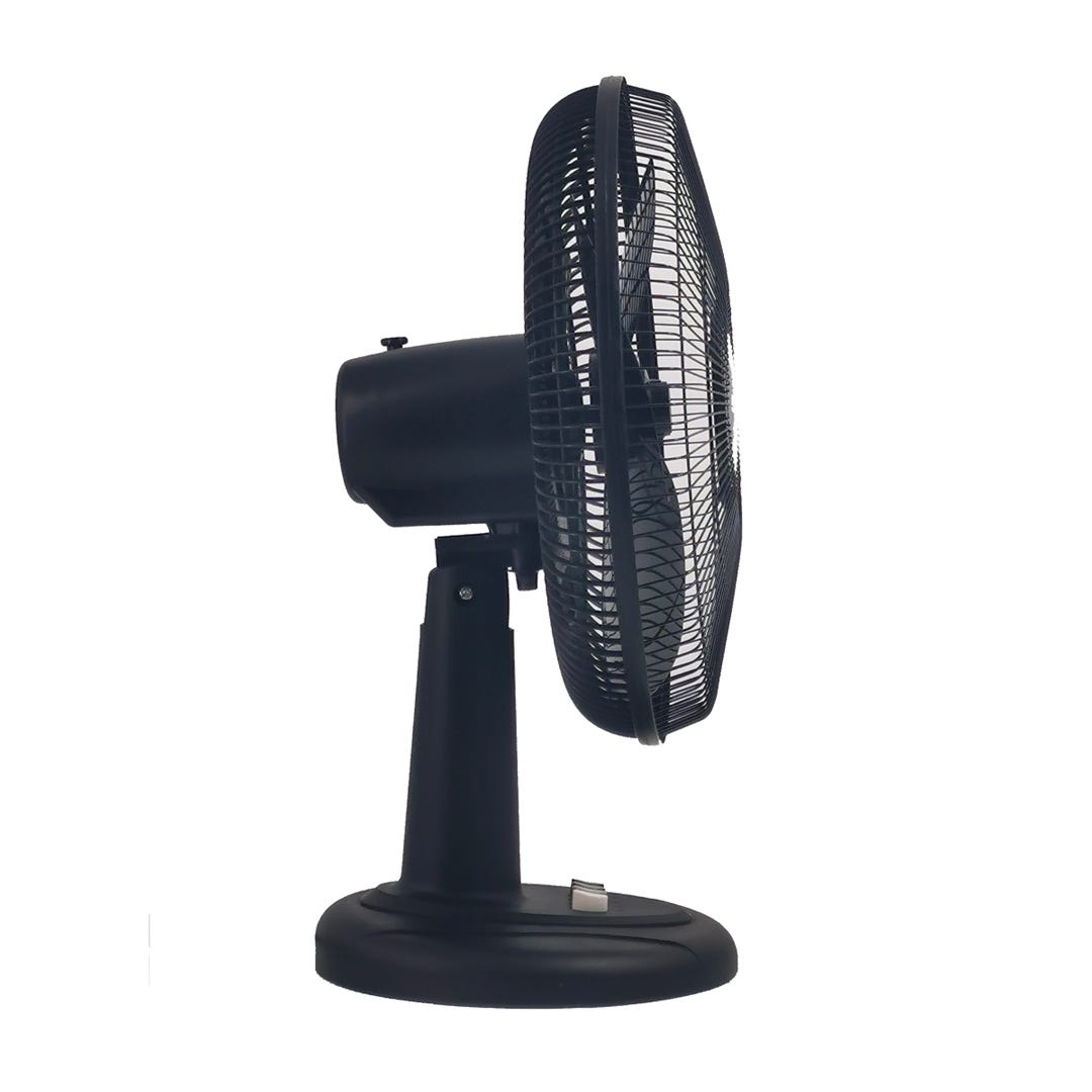 Desk Fan, 16 in., Black