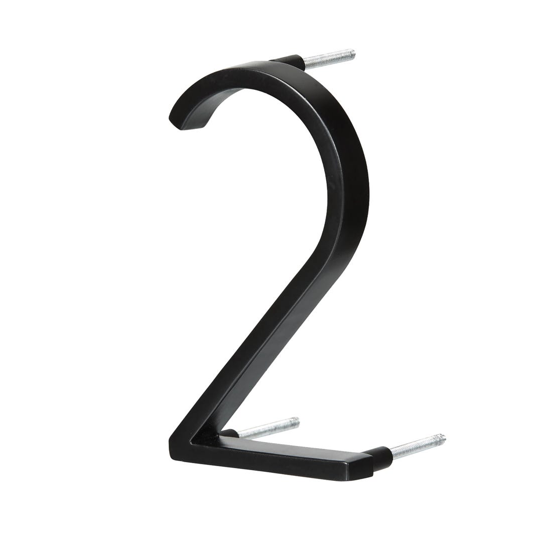 Floating House Number #2, 5 in, Black