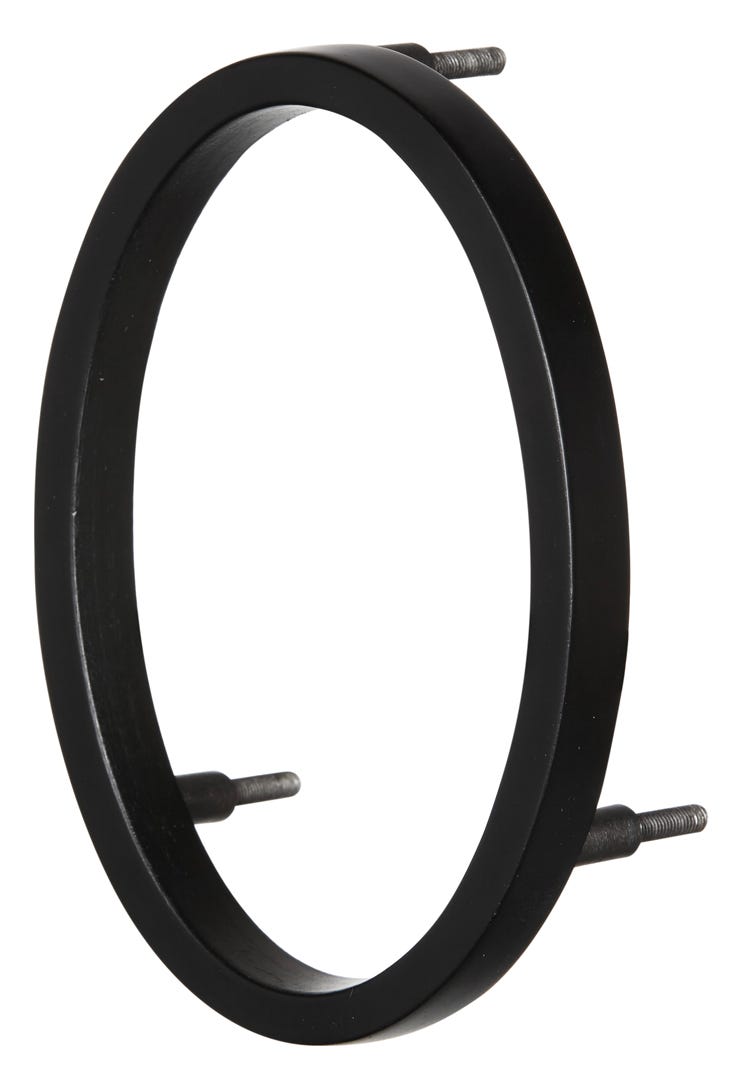 Floating House Number #0, 5 in, Black