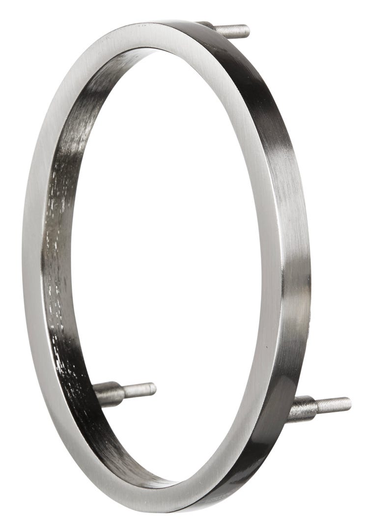Floating House Number #0, 5 in, Satin Nickel