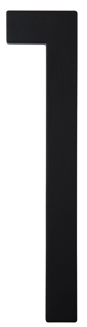 ELITE House Number #1, 10 in, Black