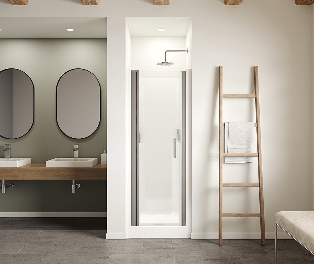 JASMIN SLEEK Shower with Door, 30 in.