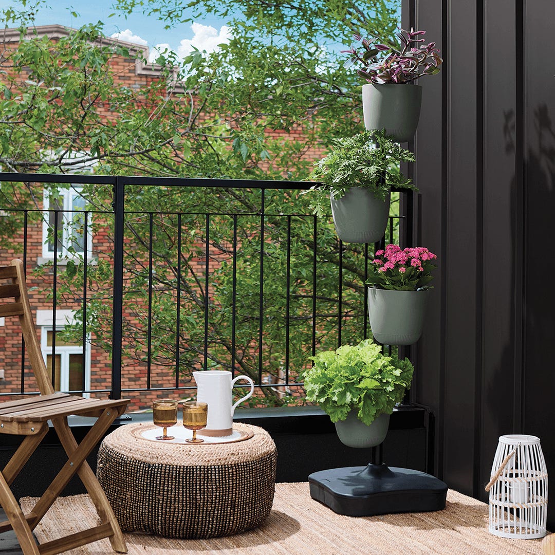 Urban Garden GARANT BOTANICA, 4 planters, green