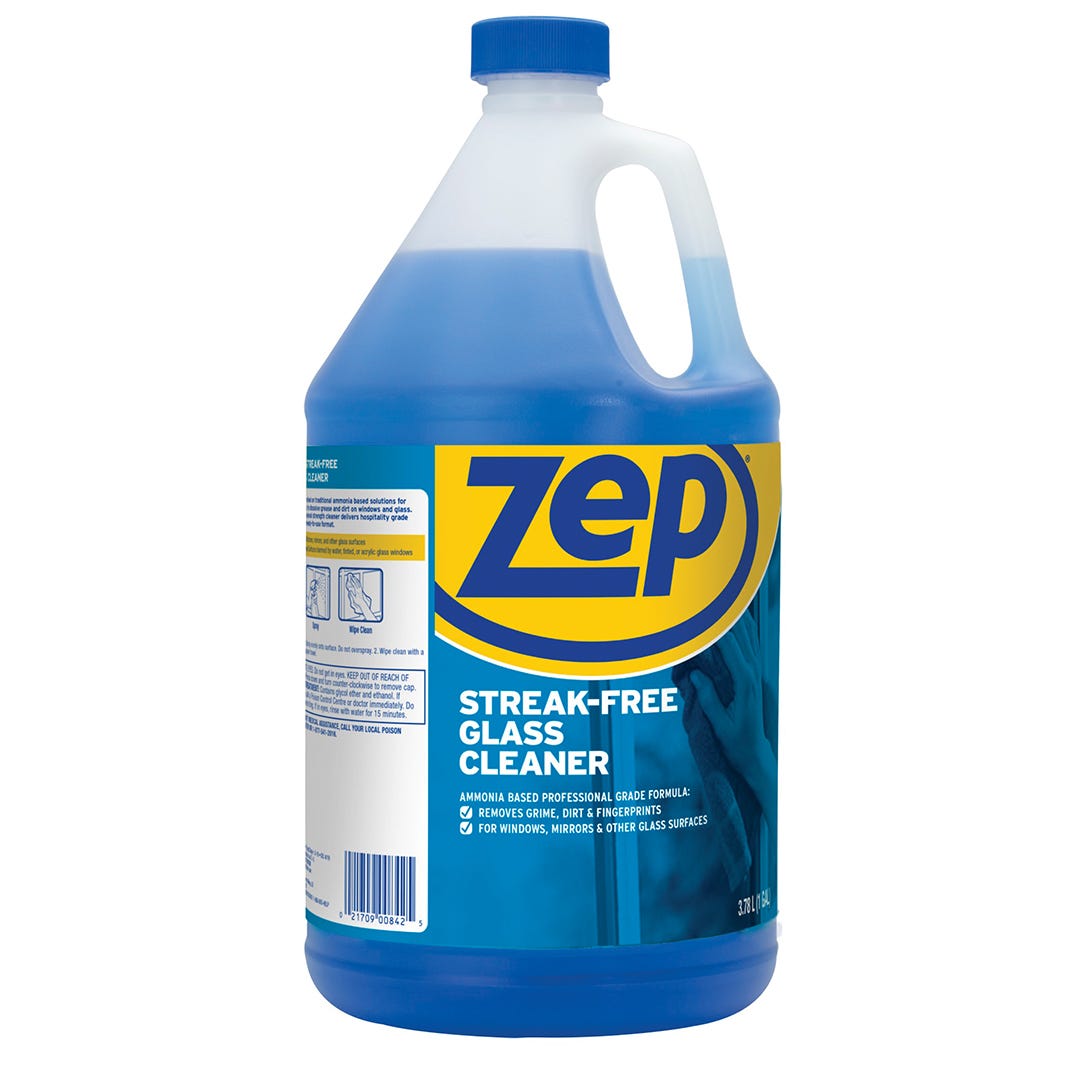 ZEP Streak-Free Window Cleaner, 1 ga
