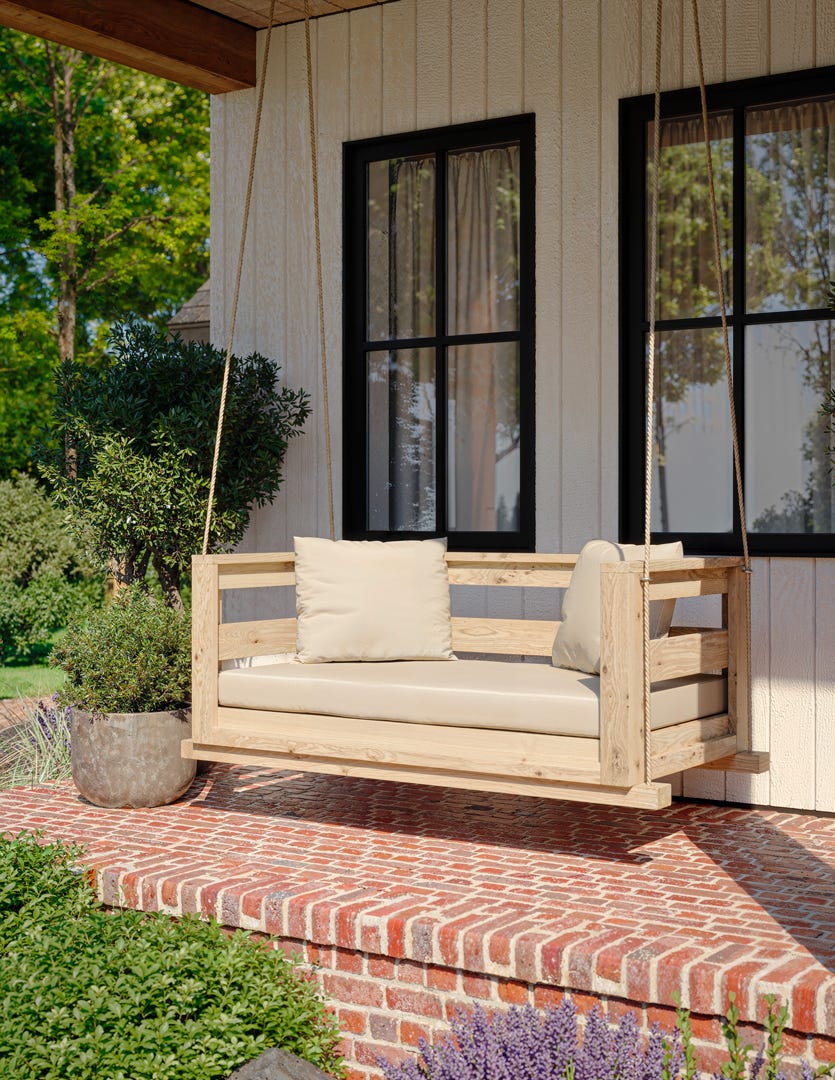 Classic Porch Swing, 22 in x 59 in x 30 in, Spruce