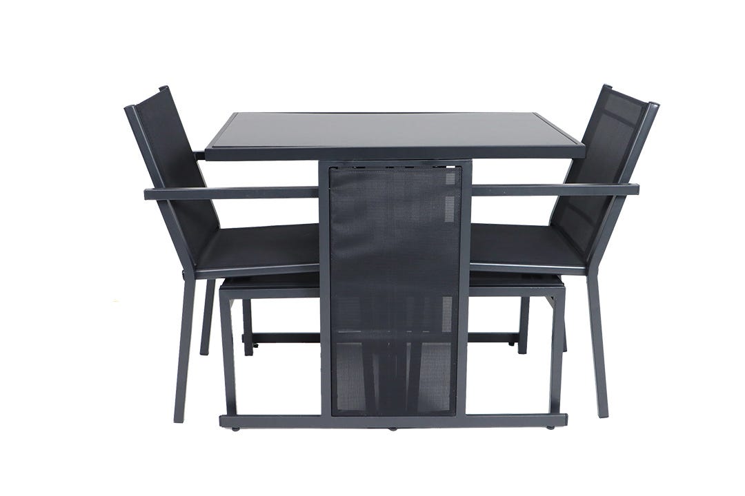 CONDO Bistro Set, 5-piece, Black