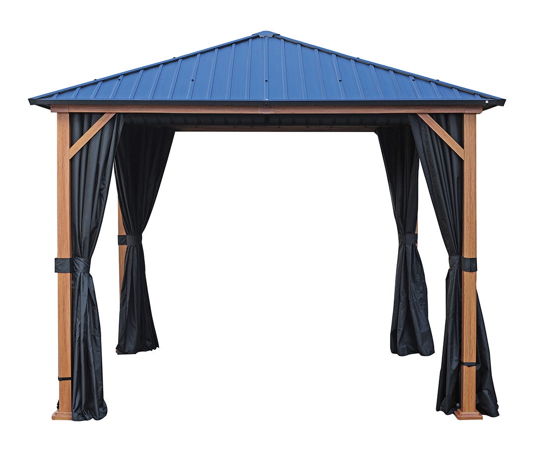Curtains for PALM BEACH Gazebo, 10 ft. x 10 ft.
