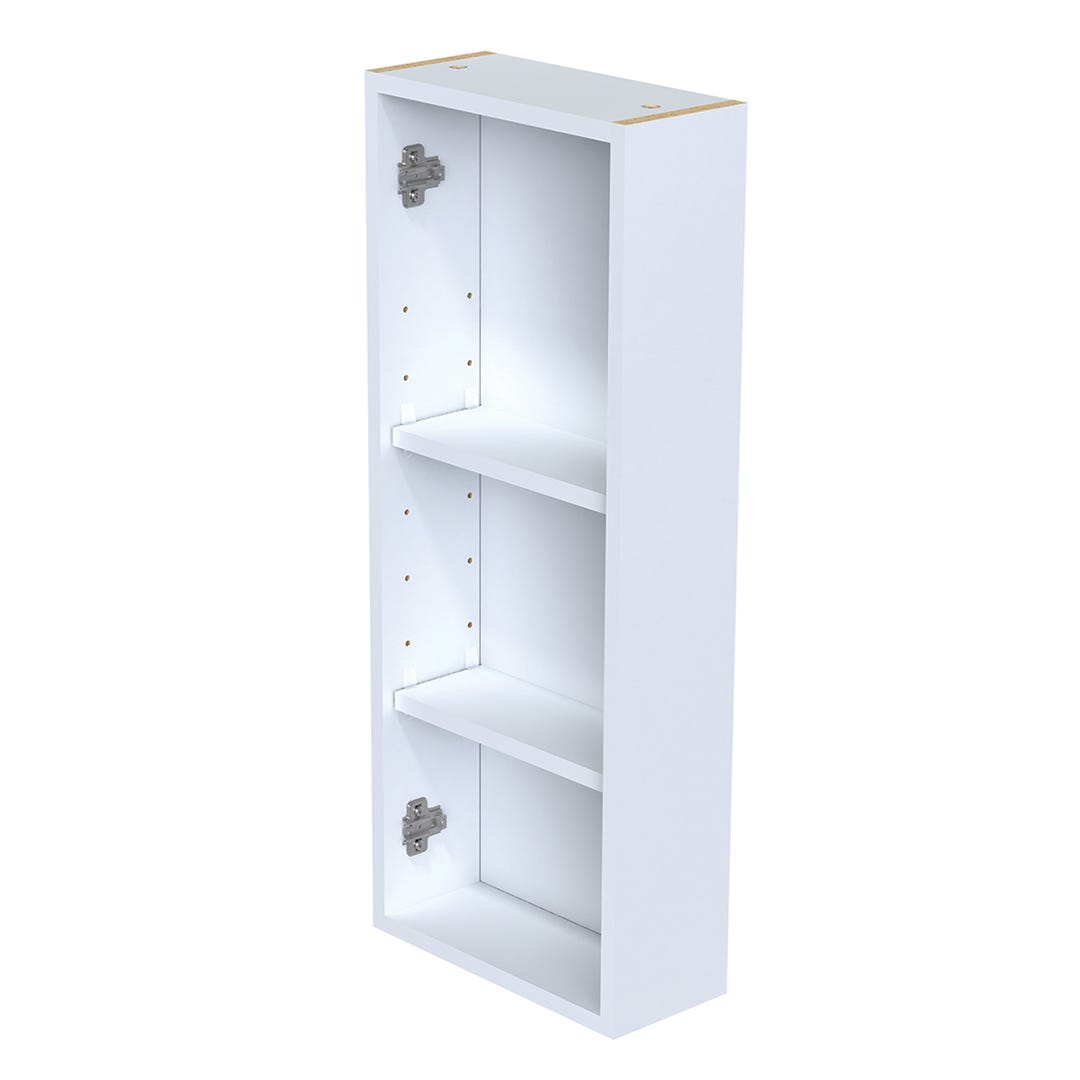 Modular Wall Medicine Cabinet for 1 Door, 12 in., White