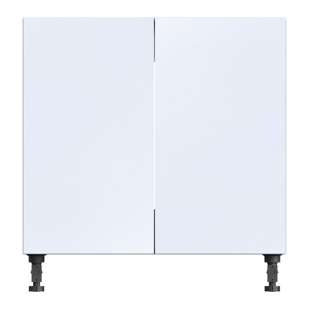 Slab Door Set, PM-V30, White