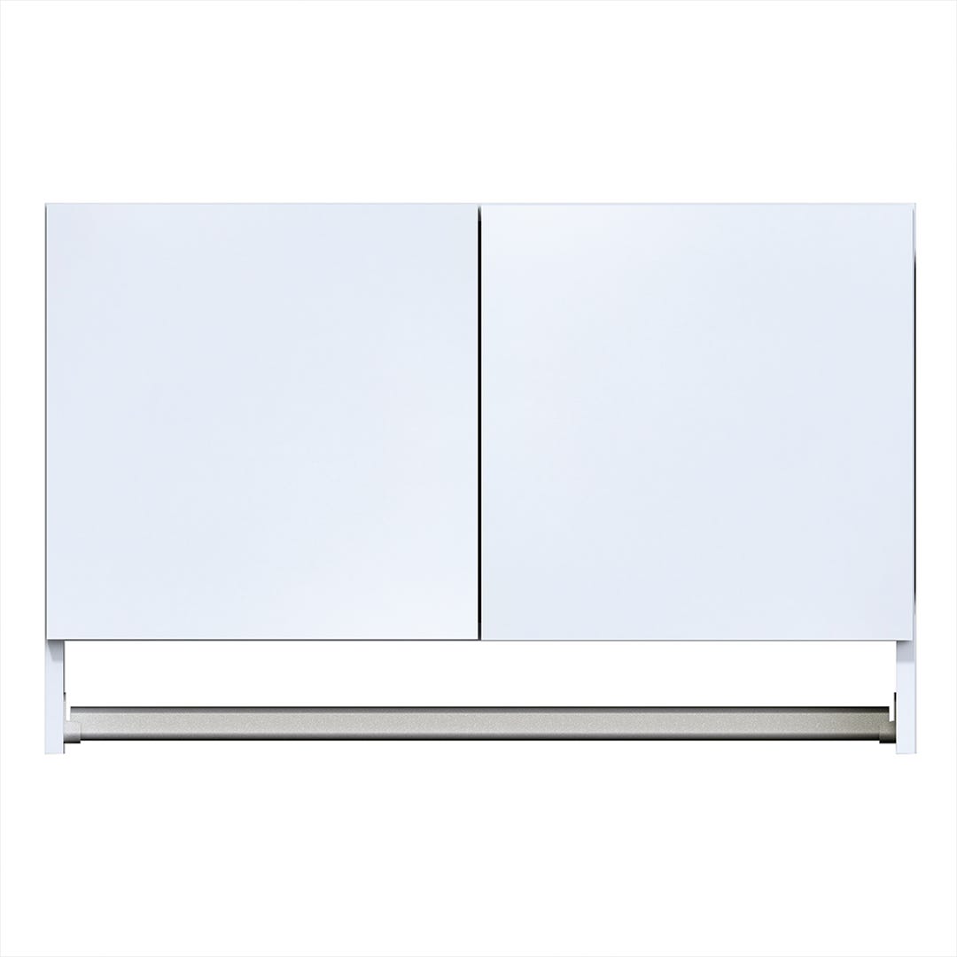 Slab Door Set, PM-WHL30-2P, White