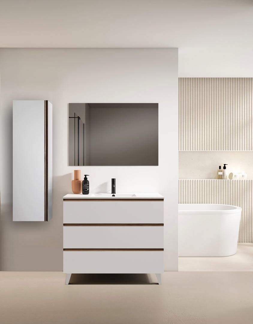 GRANADA 3-Drawer Vanity, 40 in., White
