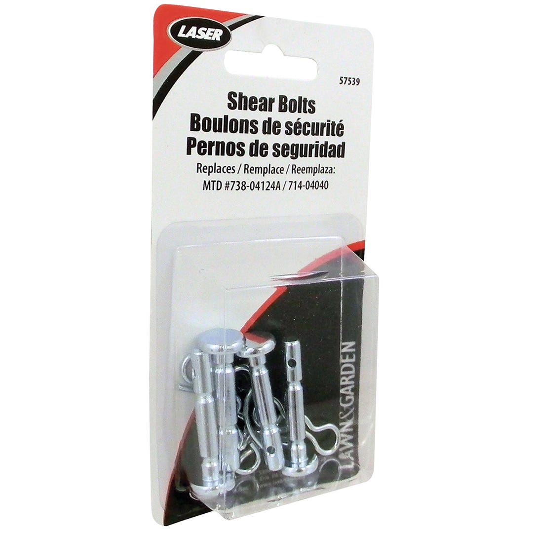 Shear Pins for snow Blower, 738-04124, 738-04124A, 714-04040