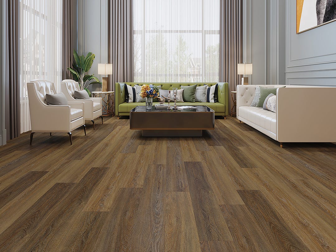 CANUCK SPC Vinyl Flooring, 3.3 mm + 1 mm, Yellowknife