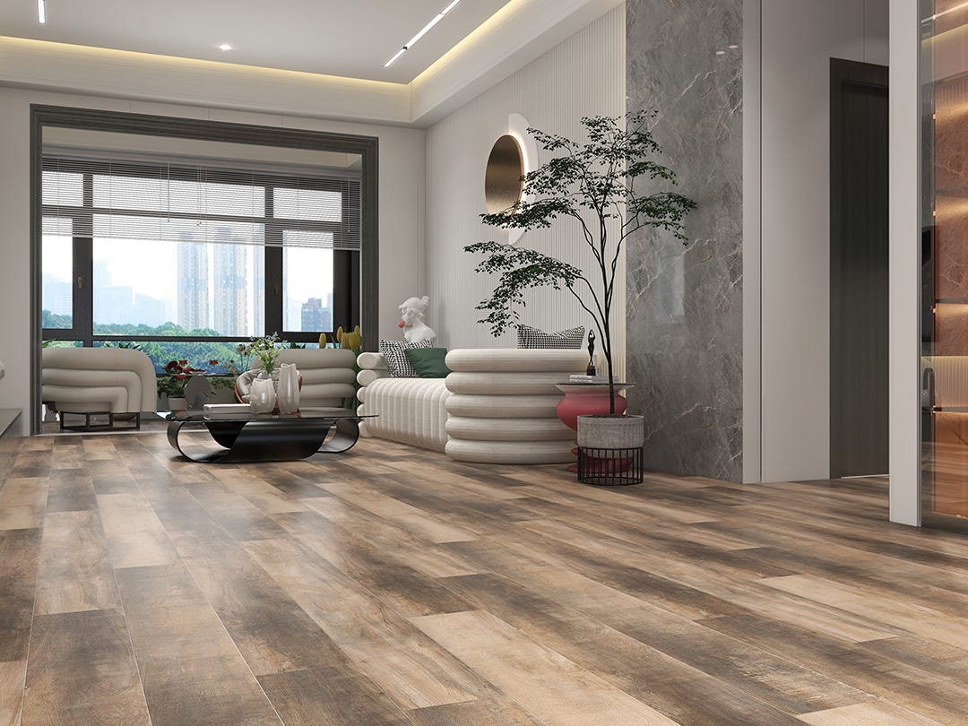SPC Vinyl Flooring. 5.5 mm, Orchard Birch