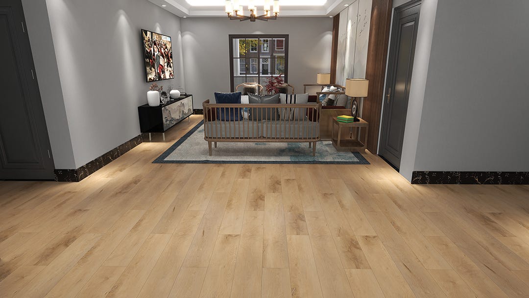 SPC Vinyl Flooring, 5.2 mm, Manchester Maple