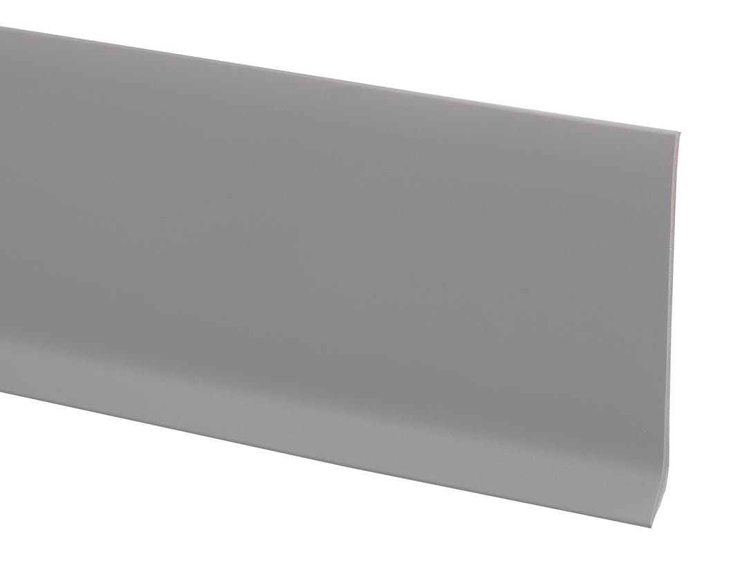 Vinyl Wall Base, 4 in. x 120 ft., Grey