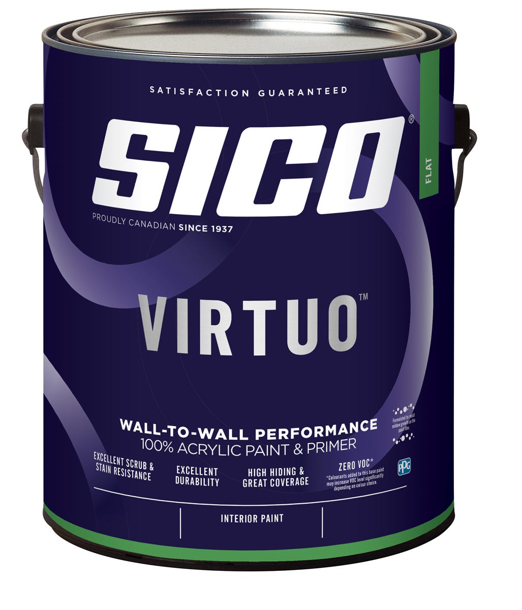 VIRTUO Paint, Interior, Matte Finish, Neutral Base, 3.37 L
