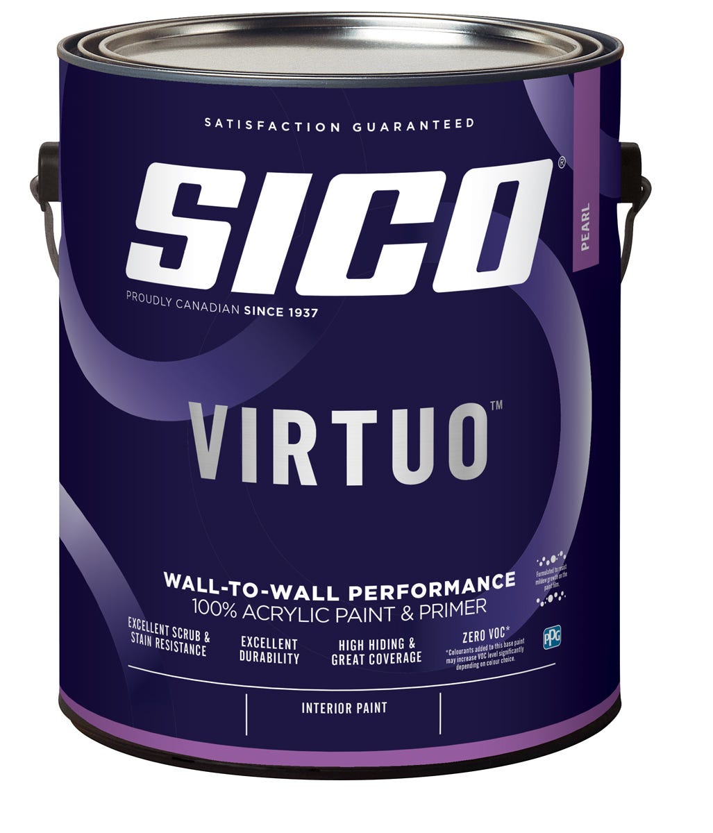 VIRTUO Paint Interior, Pearl Finish, Medium Base, 3.43 L