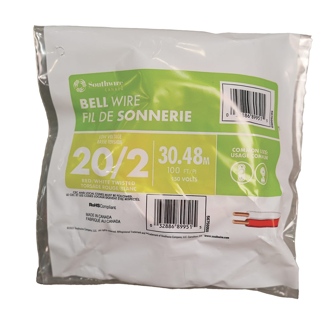Doorbell Electrical Wire WE, 20/2, Red, 30 m
