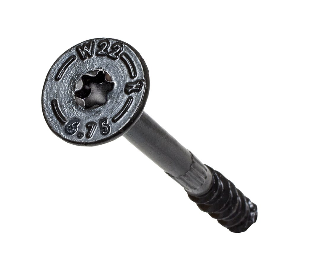SIMPSON Low Profile Wood Screws, 6-3/4 in., 200/pack