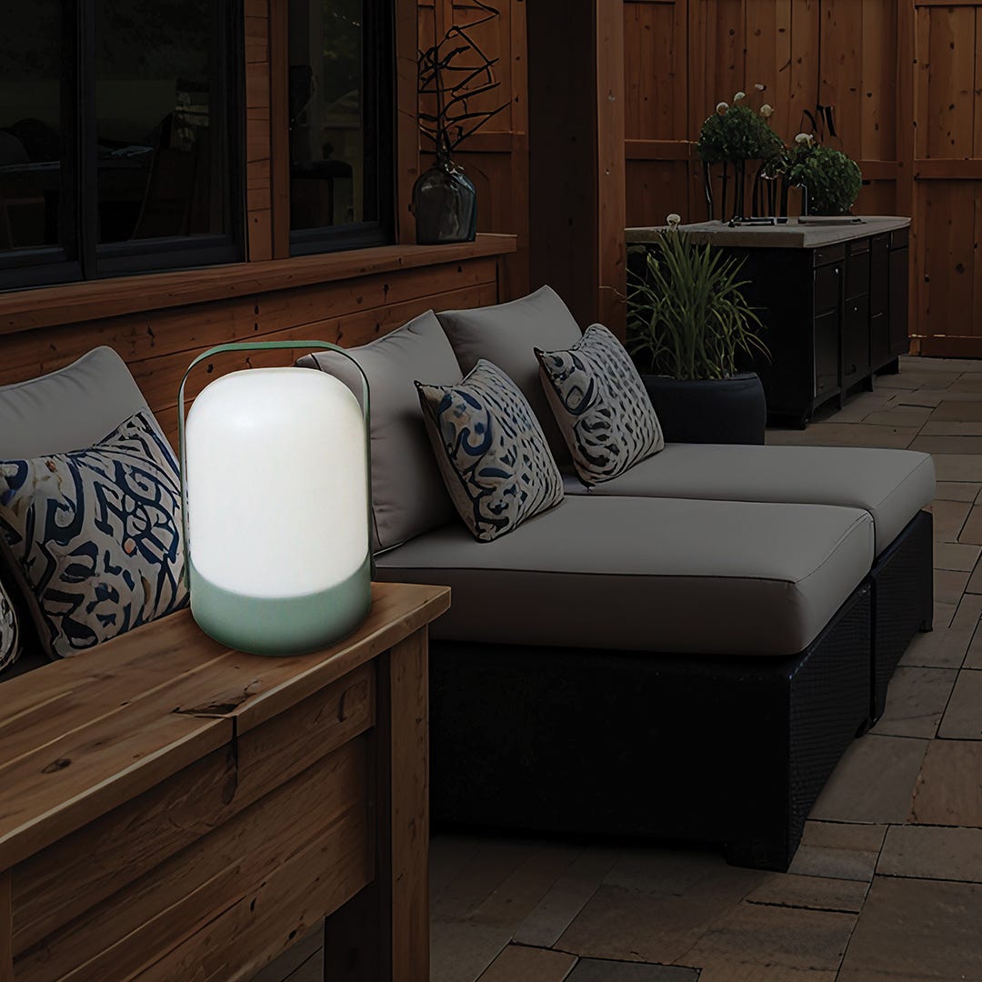 Outdoor LED Lantern, 22 cm, Warm White