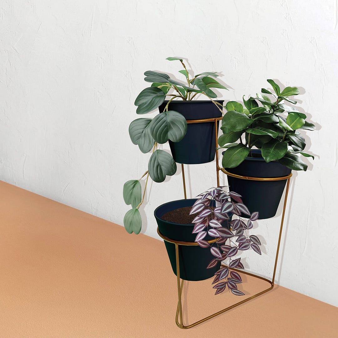 Metal Planters and Pedestals
