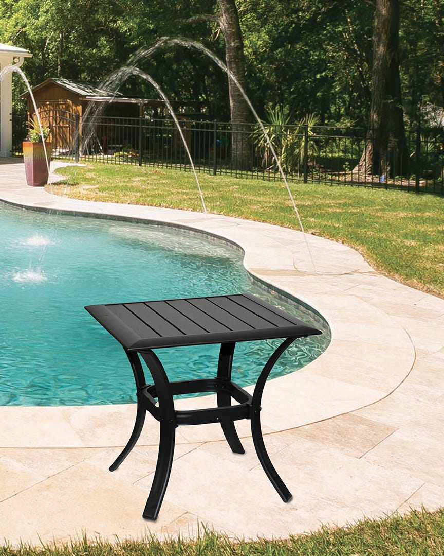 SANDY Square Table, 19,25 in. x 19,25 in., black