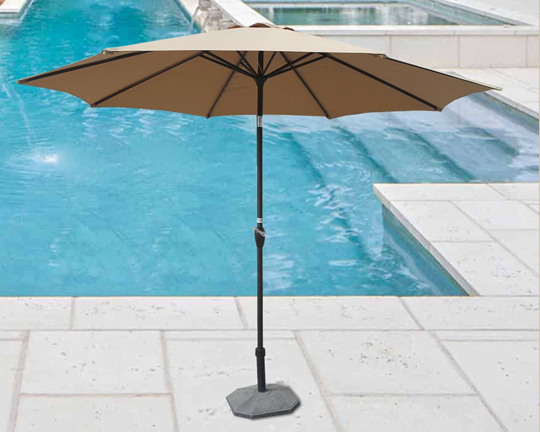 SHADOW Parasol, 9.5 ft., sand