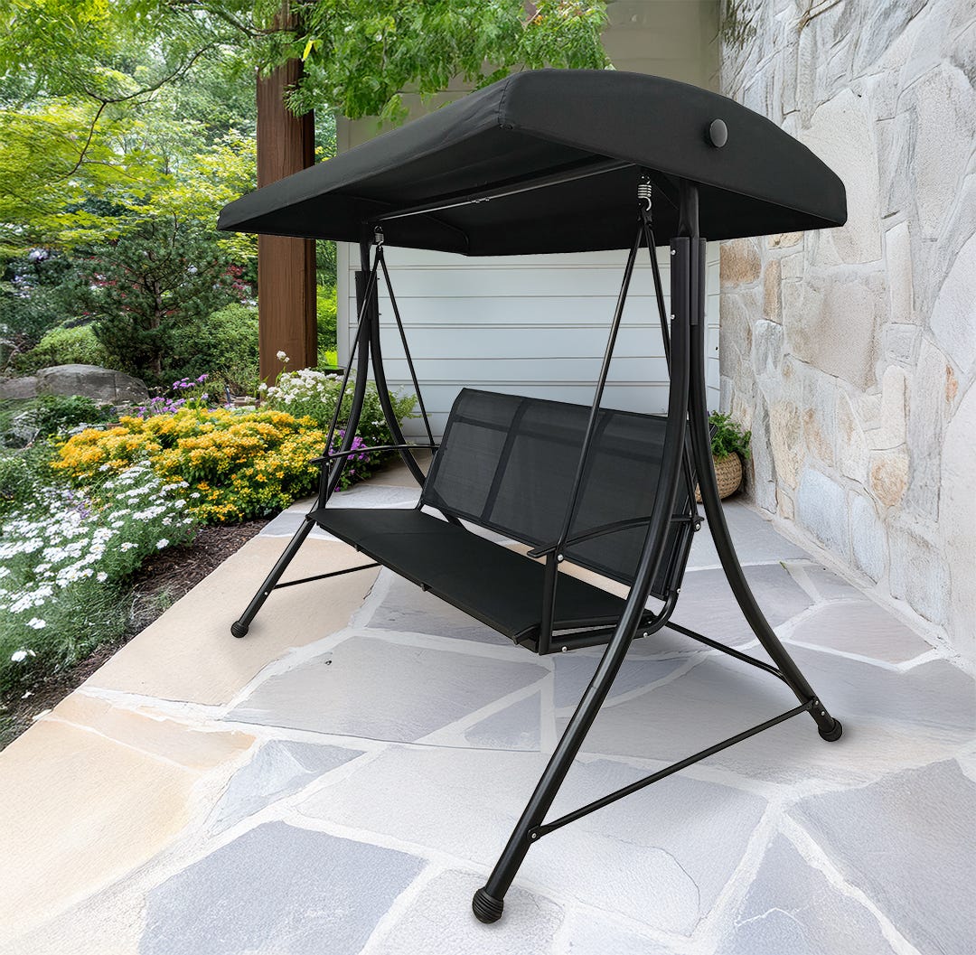 VERDUN Swing 3 Seaters, Black
