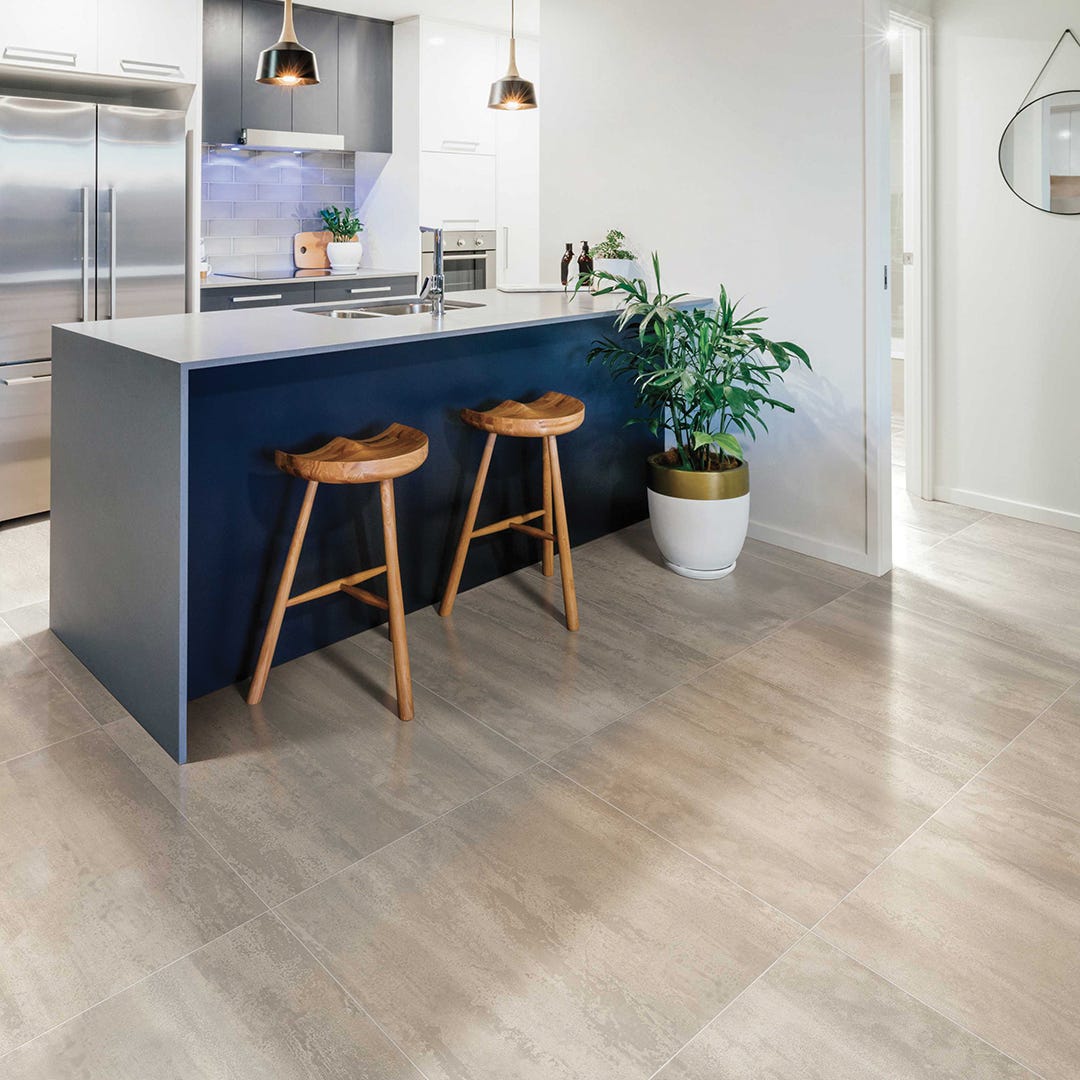 SELECT LUX Porcelain Tile, 23.6 in. x 23.6 in., Grigio Matt