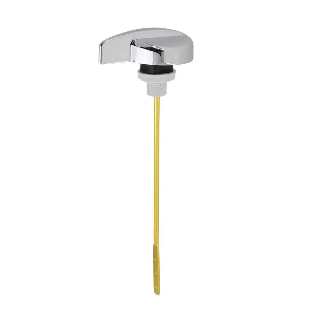 Metal Toilet Flush Lever with Side Installation, Chrome