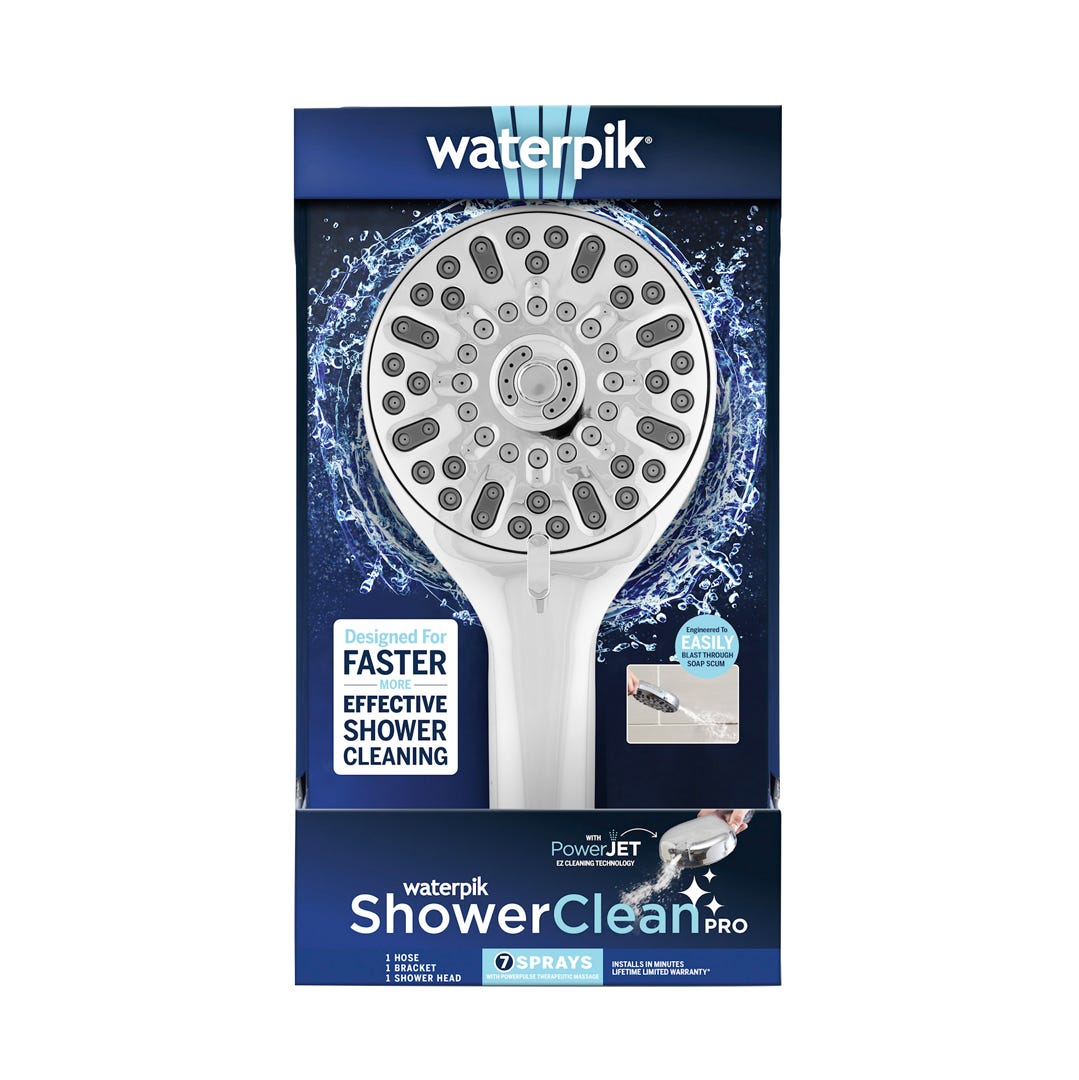 ShowerClean PRO Hand Held Shower Head With PowerPulse Massage
