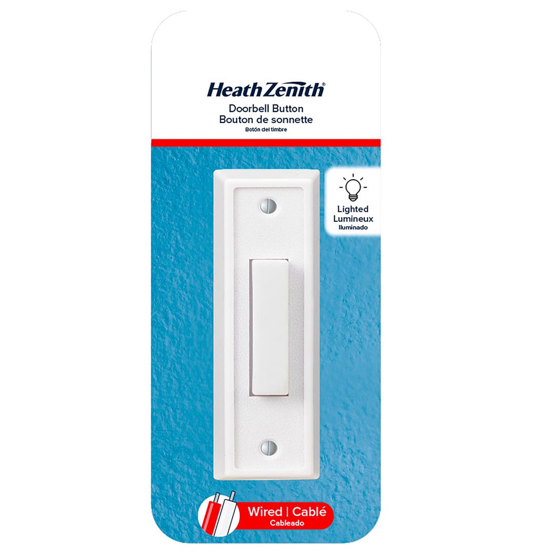 Wired Doorbell Button, White