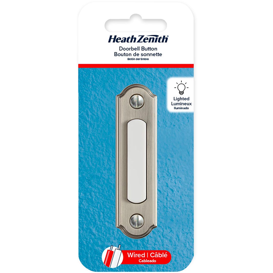 Wired Doorbell Button, Nickel