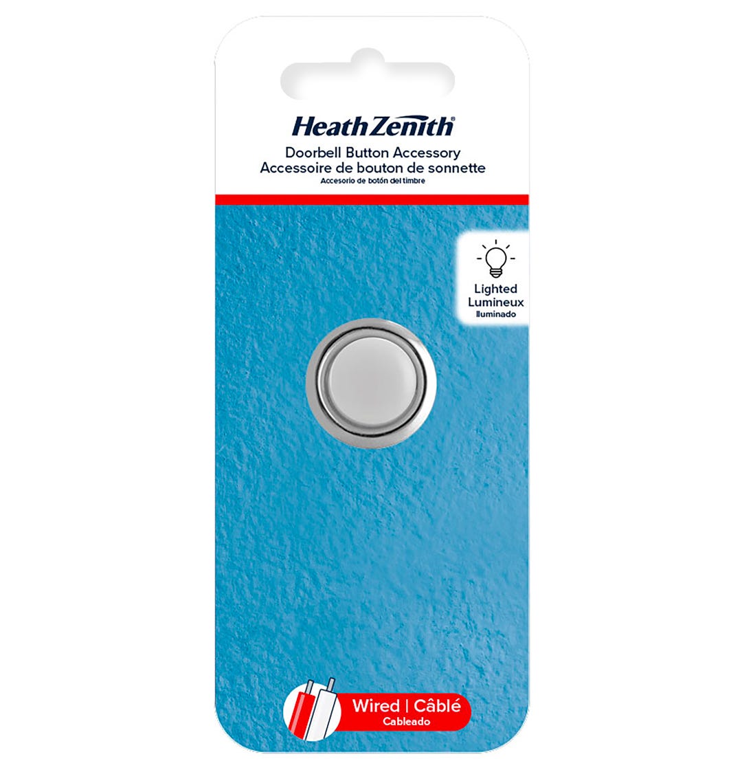 Doorbell Button Box, Silver Letter