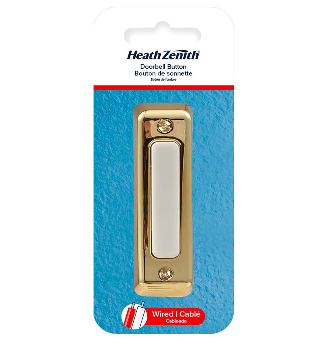 Wired Doorbell Button, Gold