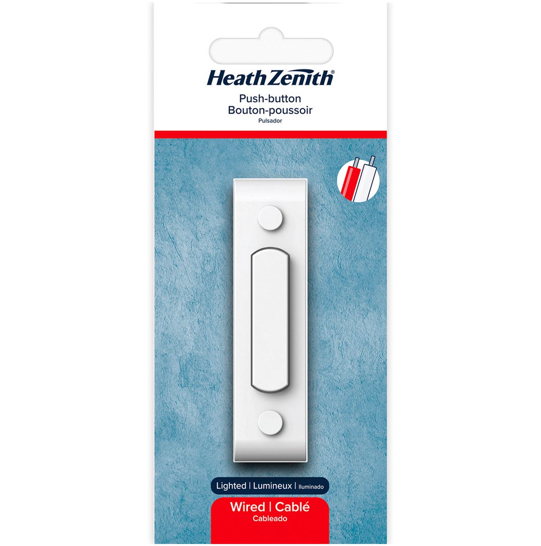 Wired Doorbell Button, White