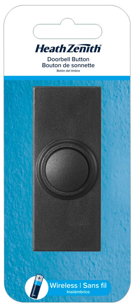 Wireless Doorbell Button, Black