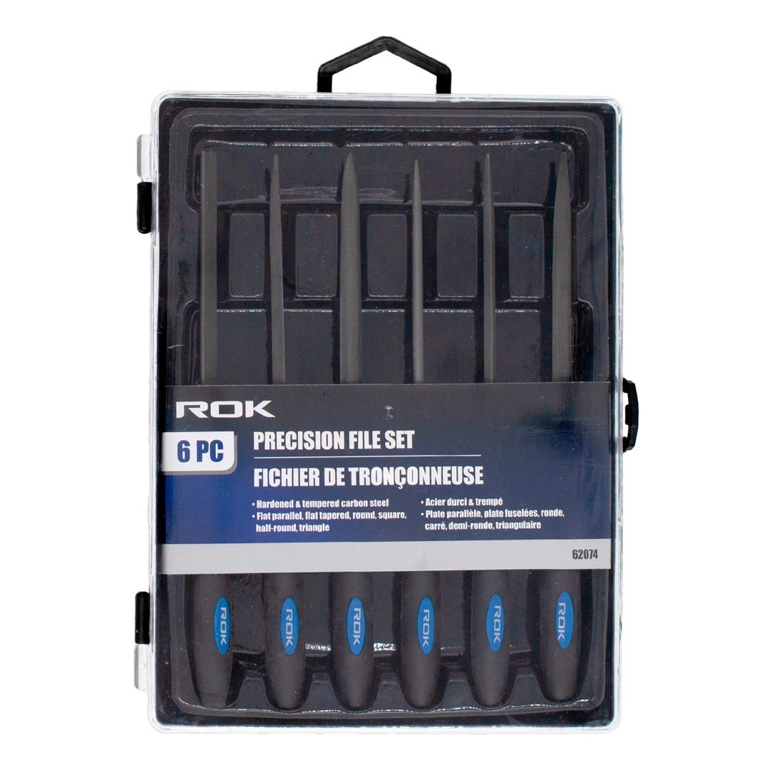 ROK Precision File Set, 6/Pack
