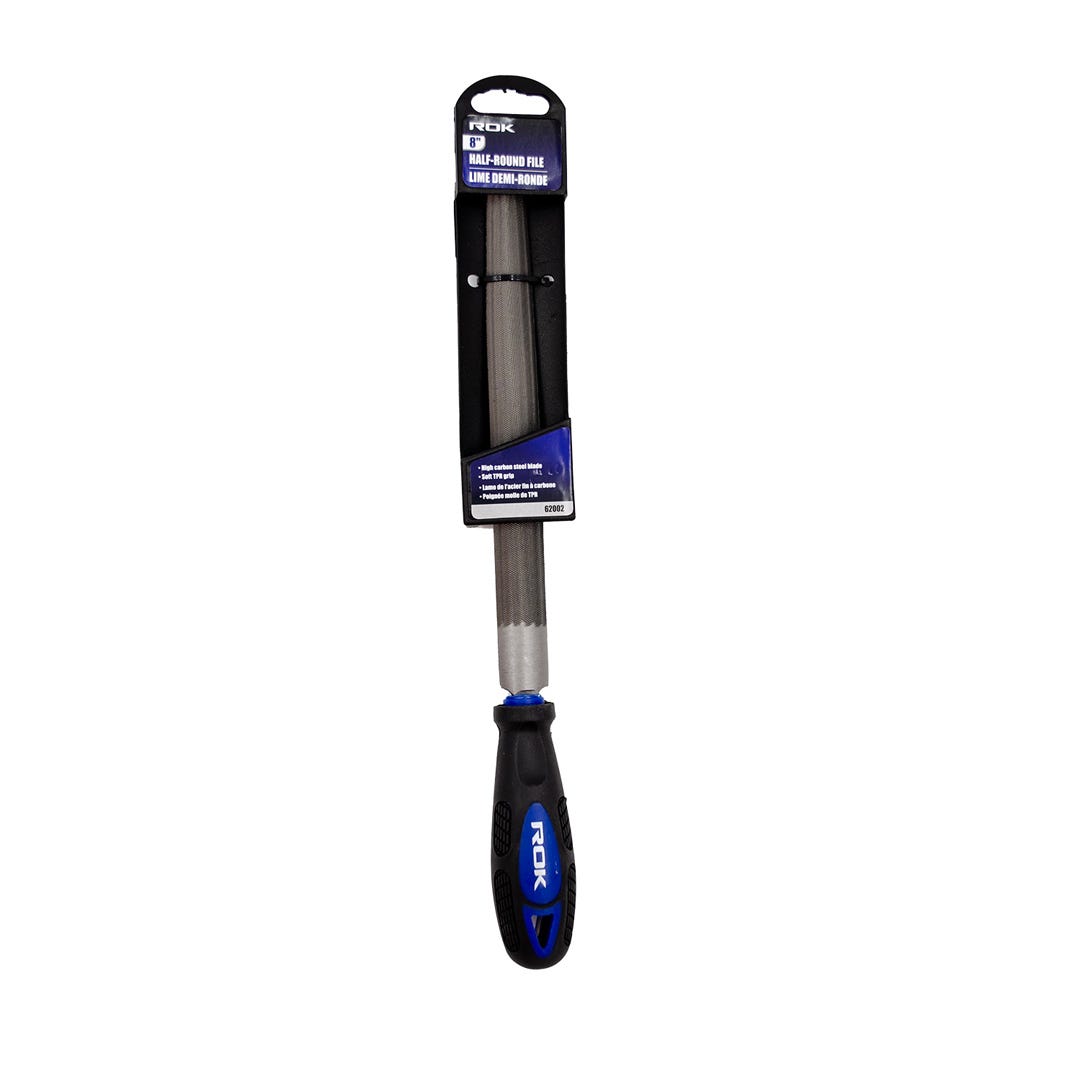 ROK Half Round File, 8 in.