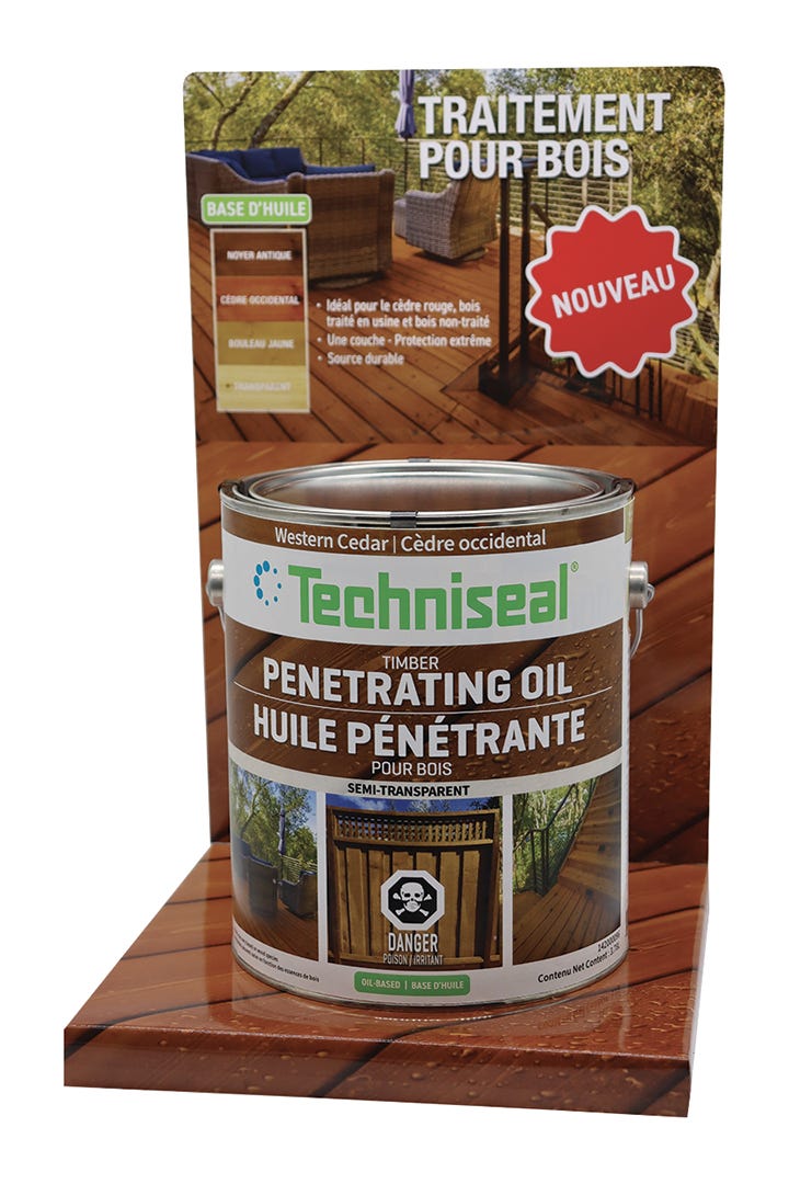 Wood Penetrating Oil, Transparent, 3.78 L