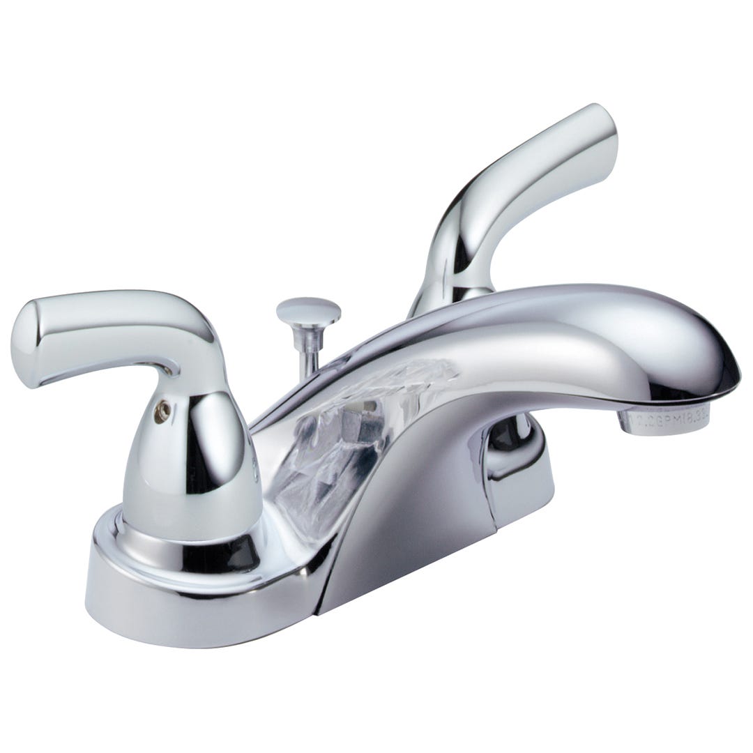 2 Handles Lavatory Faucet, Chrome
