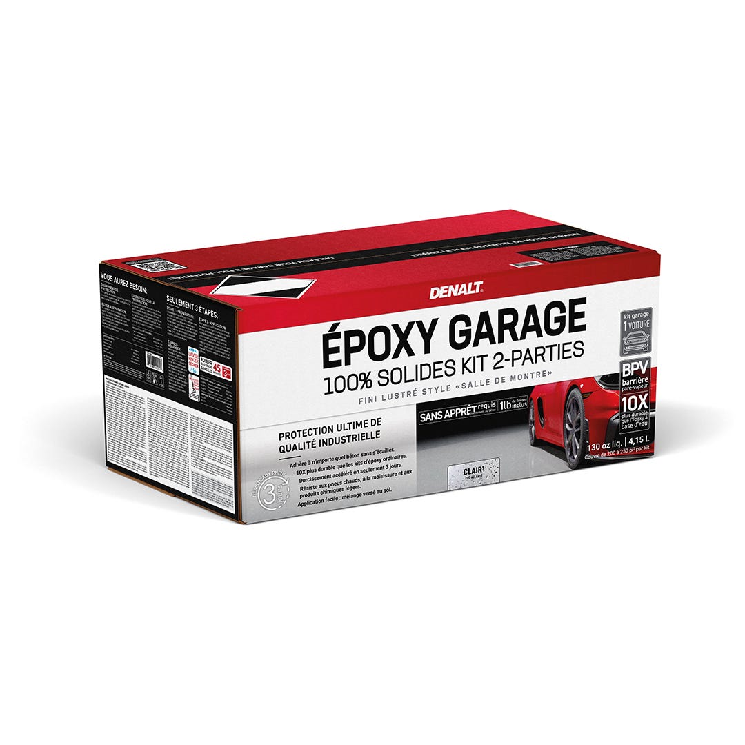 2 Part Epoxy Garage Kit, Clear