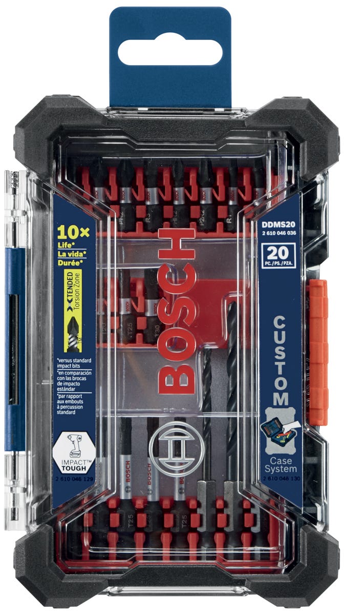 Bosch Impact Tough 20-Piece Drill Bit Set