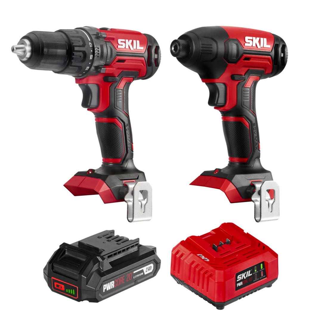 SKIL 20V Drill Driver & Impact Driver Kit
